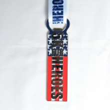 5K race medal with bottle opener