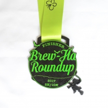 Halloween fun run medal