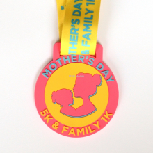 3" silicone medal