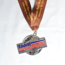 Chocolate run race medal