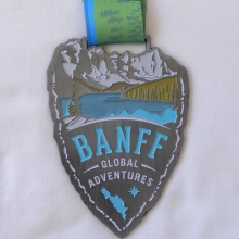 trail run marathon medal