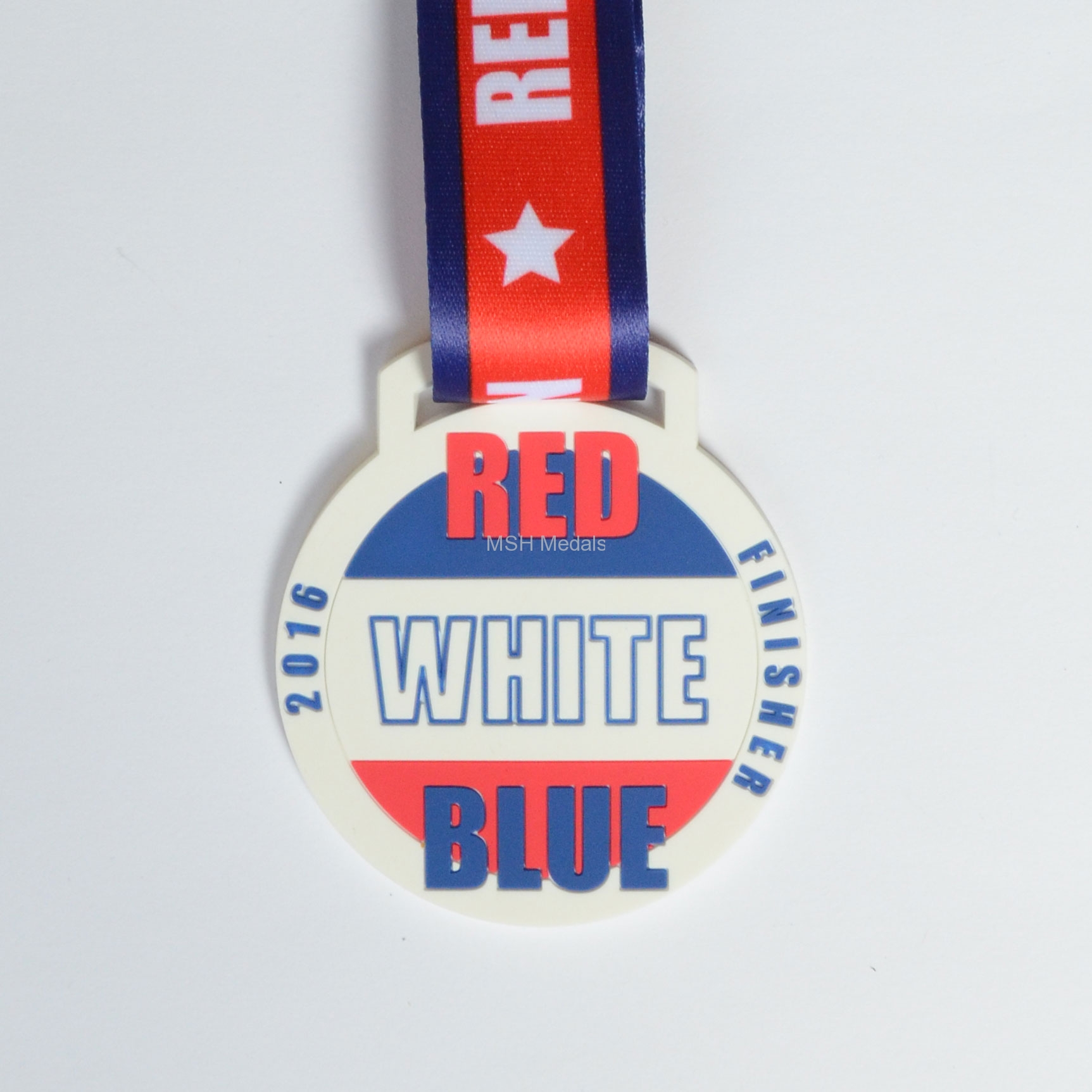 3" silicone medal