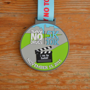 say-no-to-drugs-silicon-medal.  Silicon medal with custom logo