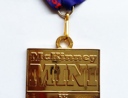 80s Rapper Gold Race Medal – McKinney Mini