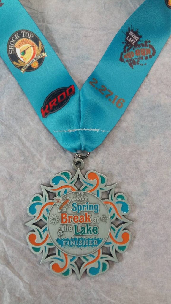 Mud Run Race Medal