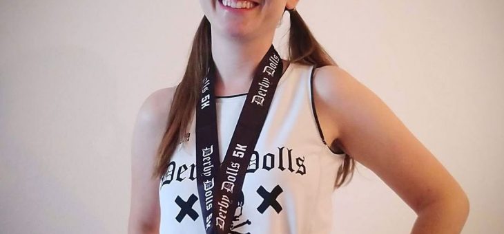 Virtual 5K Medal for Roller Derby Fundraiser