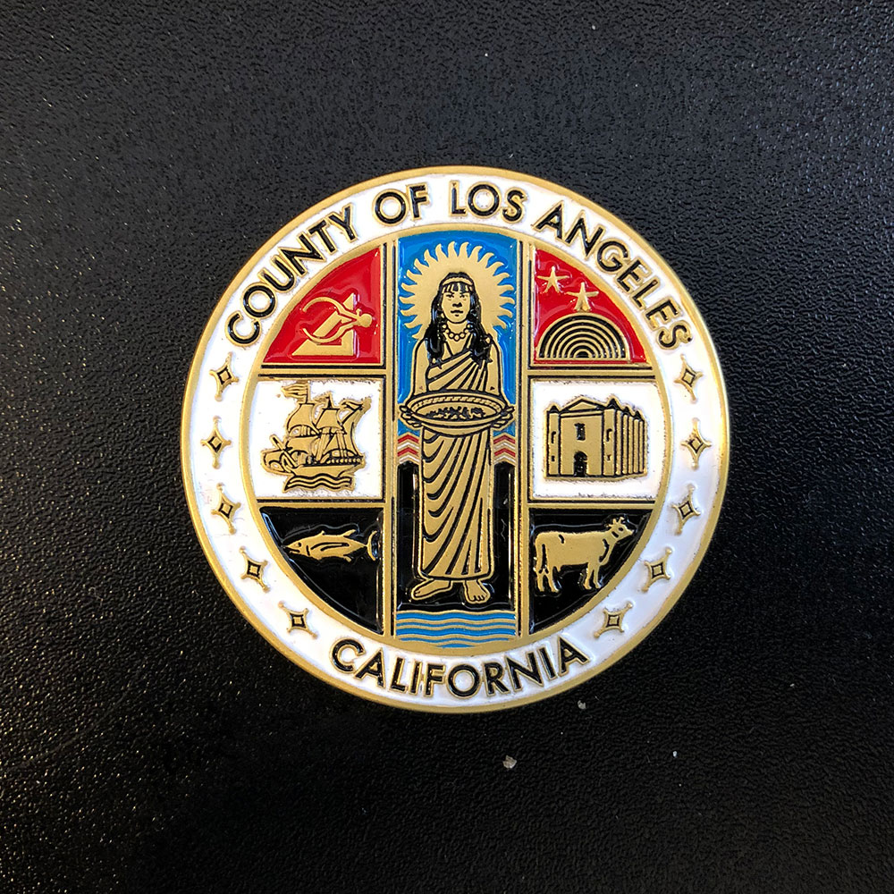 LA county challenge coin